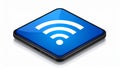 Wi-Fi icon. Flat design. Royalty Free Stock Photo