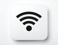 Wi-Fi icon. Flat design. Royalty Free Stock Photo