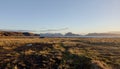 Icelandic Coastal Landscape at Sunset Royalty Free Stock Photo
