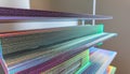 Stack of Colored Paper Royalty Free Stock Photo