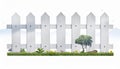 Icon fence. Royalty Free Stock Photo