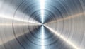 Close-up of Metallic Circular Pattern with Brushed Steel Texture Royalty Free Stock Photo