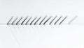 Abstract Minimalist Rows of Black Lines with Shadows on White Background Royalty Free Stock Photo