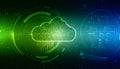 2d rendering Cloud computing Royalty Free Stock Photo