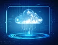 2d rendering Cloud computing Royalty Free Stock Photo