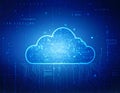 2d rendering Cloud computing Royalty Free Stock Photo