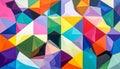 Abstract background multicolor geometric poligonal Royalty Free Stock Photo