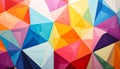 Abstract background multicolor geometric poligonal Royalty Free Stock Photo