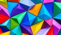 Abstract background multicolor geometric poligonal Royalty Free Stock Photo