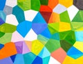 Abstract background multicolor geometric poligonal Royalty Free Stock Photo