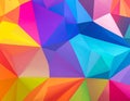 Abstract background multicolor geometric poligonal Royalty Free Stock Photo
