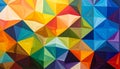 Abstract background multicolor geometric poligonal Royalty Free Stock Photo