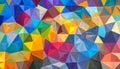 Abstract background multicolor geometric poligonal Royalty Free Stock Photo