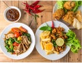 Thai\'s fast food backrounds Royalty Free Stock Photo