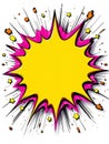Comic Book Burst Effect Background Royalty Free Stock Photo