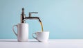 Coffee Faucet Royalty Free Stock Photo