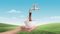 Coffee Faucet Royalty Free Stock Photo