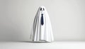 Ghost with Tie Royalty Free Stock Photo