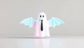 Ghost with Tie Royalty Free Stock Photo