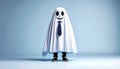 Ghost with Tie Royalty Free Stock Photo