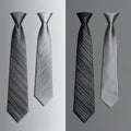 Tie, shades, grey, Vector Royalty Free Stock Photo