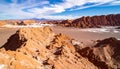 Rocks of the Moon Valley, Atacama Desert, Chile, South America Royalty Free Stock Photo