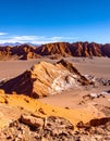 Rocks of the Moon Valley, Atacama Desert, Chile, South America Royalty Free Stock Photo