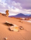 Rocks of the Moon Valley, Atacama Desert, Chile, South America Royalty Free Stock Photo