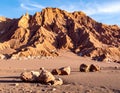 Rocks of the Moon Valley, Atacama Desert, Chile, South America Royalty Free Stock Photo