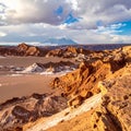 Rocks of the Moon Valley, Atacama Desert, Chile, South America Royalty Free Stock Photo