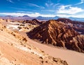 Rocks of the Moon Valley, Atacama Desert, Chile, South America Royalty Free Stock Photo