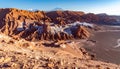 Rocks of the Moon Valley, Atacama Desert, Chile, South America Royalty Free Stock Photo