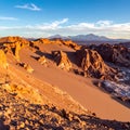 Rocks of the Moon Valley, Atacama Desert, Chile, South America Royalty Free Stock Photo