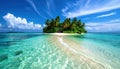 Exotic Tropical Island Paradise Royalty Free Stock Photo