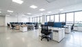 Modern Open-Plan Office Interior Royalty Free Stock Photo