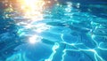 Sunlit Water Surface Ripple Royalty Free Stock Photo