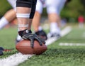 American Football Ready to Play Royalty Free Stock Photo