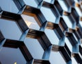 Abstract Hexagonal Facade Royalty Free Stock Photo