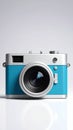 Camera icon, stock vector illustration Royalty Free Stock Photo