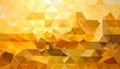 Abstract Mosaic Gold Polygonal. Royalty Free Stock Photo