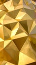 Abstract Mosaic Gold Polygonal. Royalty Free Stock Photo