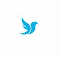 Bird Logo Design Vector Illustration Royalty Free Stock Photo