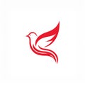 Bird Logo Design Vector Illustration Royalty Free Stock Photo