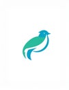 Bird Logo Design Vector Illustration Royalty Free Stock Photo
