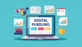 Digital Publishing Illustration Royalty Free Stock Photo