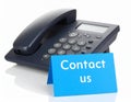 Contact Us - Office Phone Royalty Free Stock Photo