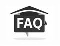 Questionnaire, faq icon. vector design. Quizz, Questionnaire, faq symbol. web. graphic Royalty Free Stock Photo