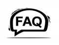 Questionnaire, faq icon. vector design. Quizz, Questionnaire, faq symbol. web. graphic Royalty Free Stock Photo