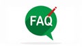 Questionnaire, faq icon. vector design. Quizz, Questionnaire, faq symbol. web. graphic Royalty Free Stock Photo
