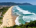 Lindas Praias de Santa Catarina Royalty Free Stock Photo